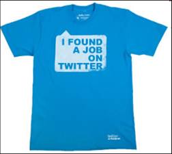 twitter I found a job tshirt pic