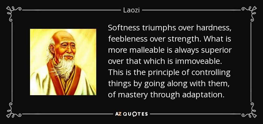 Image result for lao tzu softness triumphs